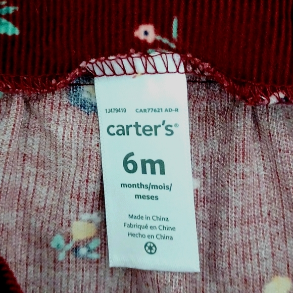 CARTER'S Baby Girl Corduroy Overalls, 6 months - Picture 8 of 9